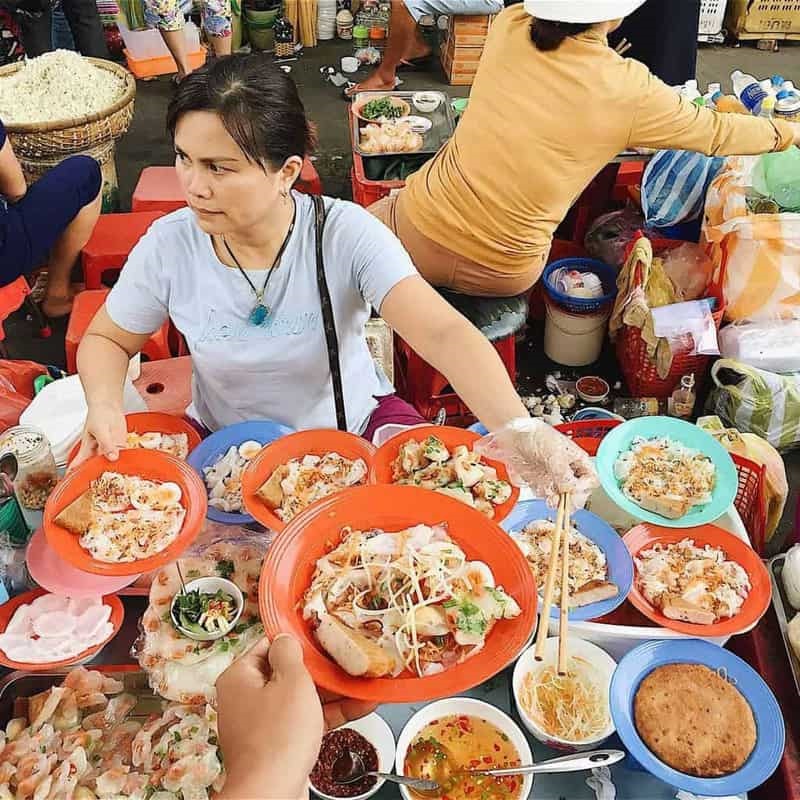 꼰 시장 Chợ Cồn 다낭