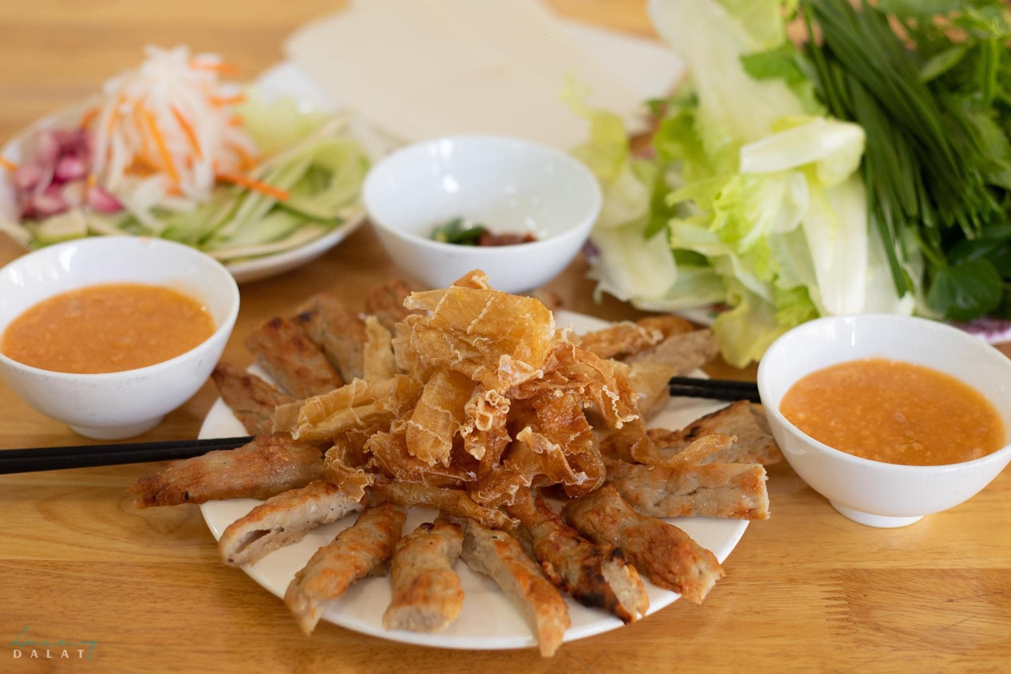 넴 느엉 한탐 달랏 Nem nuong Hanh Tam Da Lat 