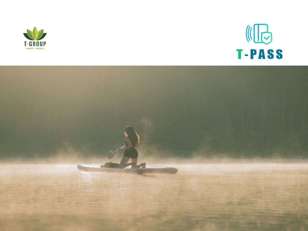 사랑의 계곡에 SUP 체험 