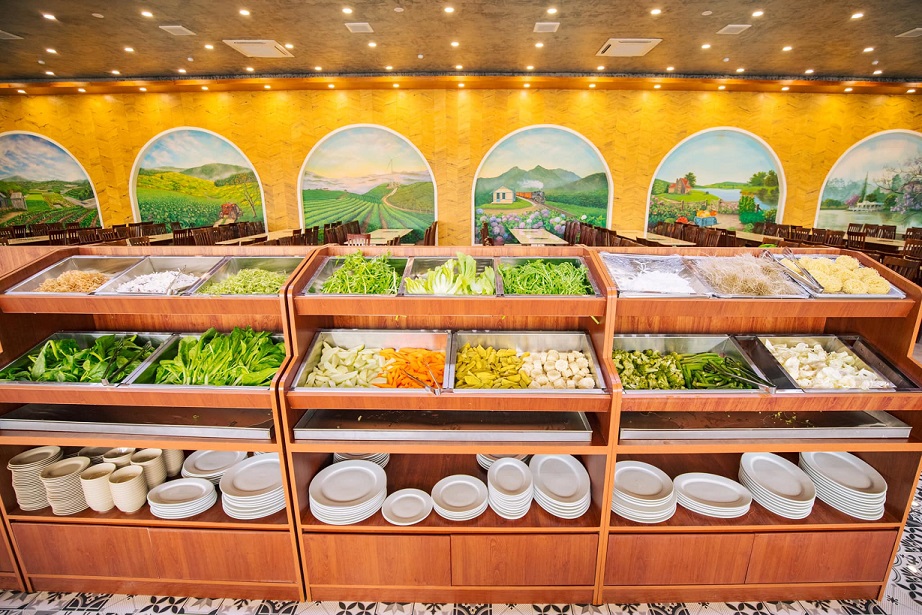 그린 빈 뷔페 Green Bean Buffet 채소 뷔페 달랏