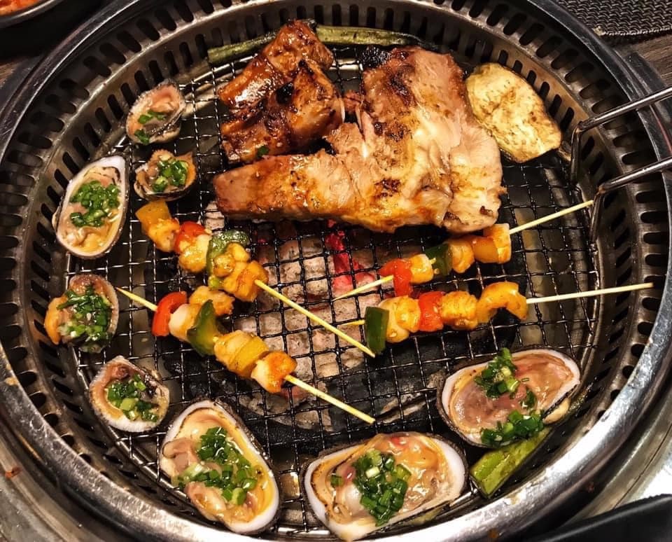 조개 구이 전골 Jogae 한국 조개구이 푸꾸옥